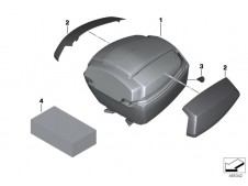 Baul C 650 gt 2015 - 2019 Bmw C 650 gt 2015 - 2019