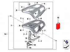 Baul C 650 gt 2015 - 2019 Bmw C 650 gt 2015 - 2019