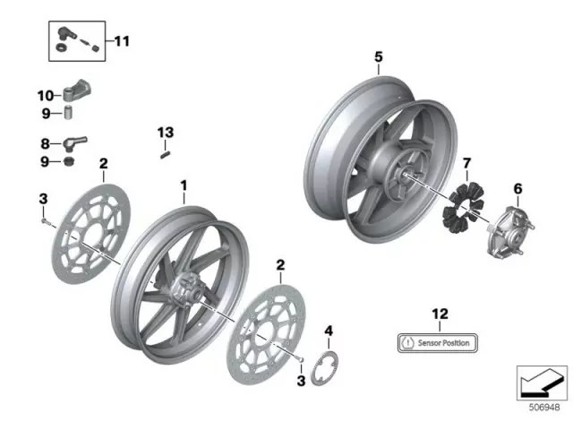 Disco freno delantero Bmw S1000 RR 2021 - 2025