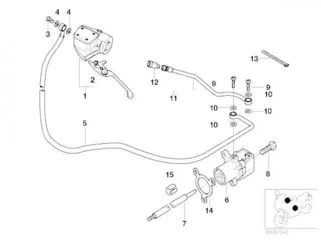 Bombin embrague Bmw r1100 s 1996 - 2005