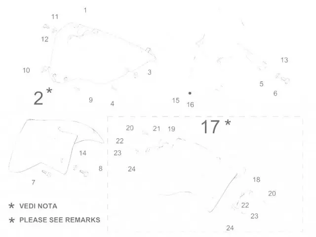 Aleta delantera  Gilera Nexus 125 2007-2008