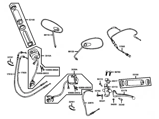 Cable embrague KYMCO VENOX 250 2007-2013  recambio moto