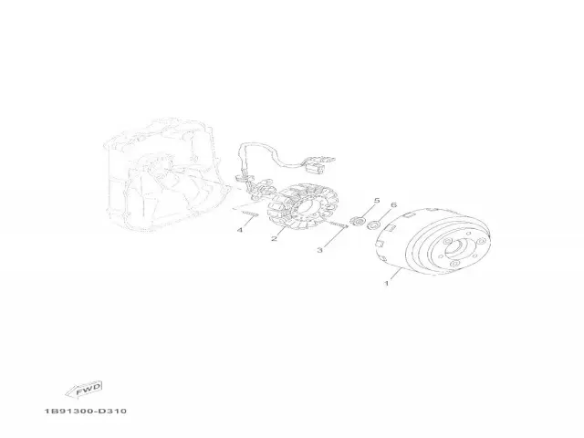 Volante magnetico Yamaha Xmax 125 y Xmax 125 ABS 2016 - 2019