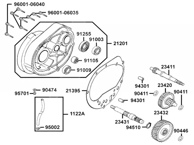 GRUPO TRASERO Kymco Grand dink 125 2009 - 2012