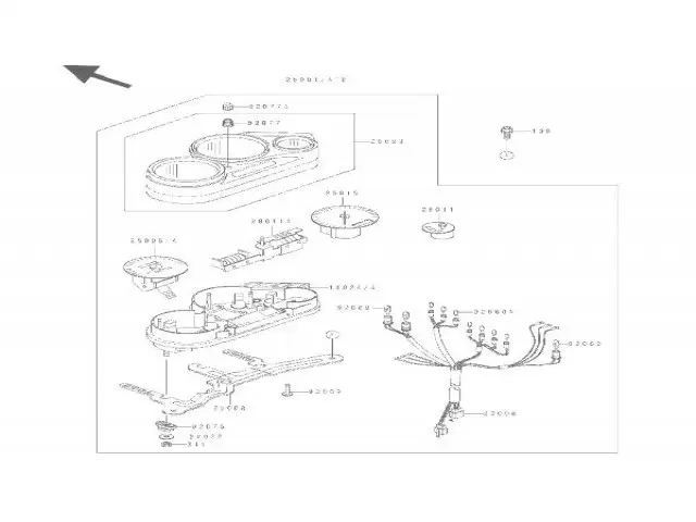 Relojes completos Kawasaki Zzr 600 1990-1993