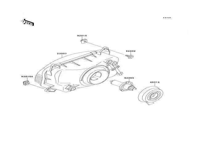 Faro Kawasaki Zzr 600 1990-1993