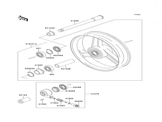 Reenvio cuenta kilometros Kawasaki Zzr 600 1990-1993
