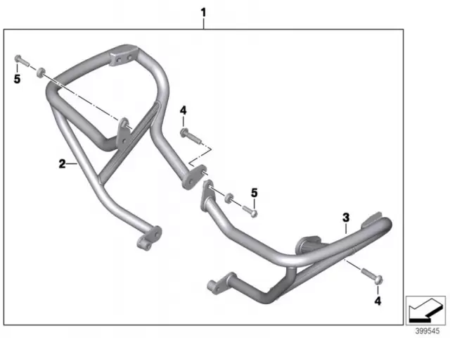 DEFENSA MOTOR Bmw R1200 r 2015 - 2018