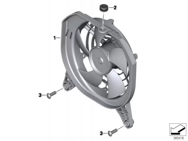 ELECTROVENTILADOR Bmw R1200 r 2015 - 2018