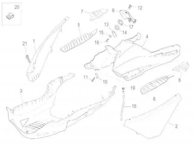 Quilla Aprilia Arrecife 200 2003-2004
