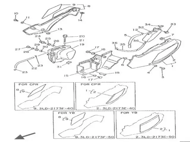 DEPOSITO ACEITE Yamaha Super tenere 750 1989-1994