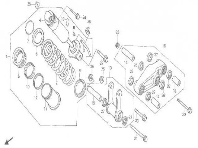 Bieletas Honda Cbr 600 1987 - 1990