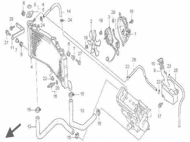 Electroventilador Honda Cbr 900 919 cc 1998 - 1999