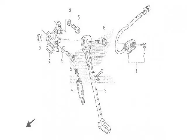 INTERRUPTOR PATA DE CABRA Honda Cb 1000 r 2008 - 2018