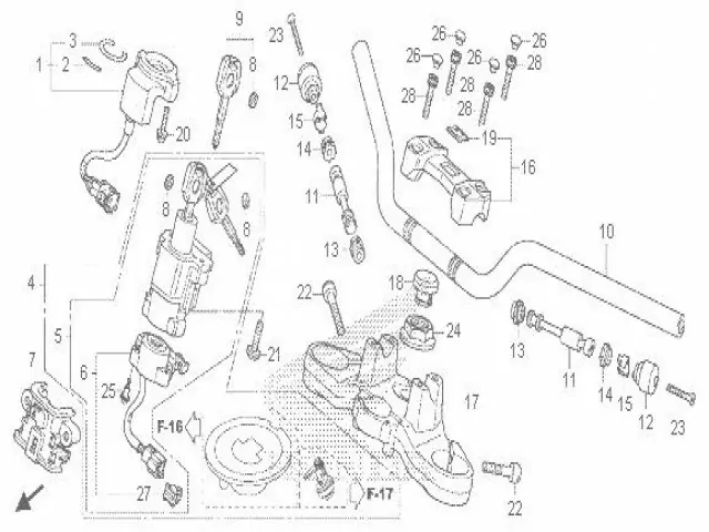 CONTRAPESO Honda Cb 1000 r 2008 - 2018