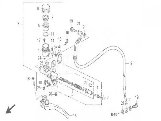 MANETA EMBRAGUE Honda Cb 1000 r 2008 - 2018