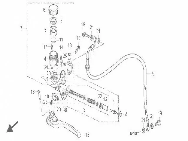 LATIGUILLO DE EMBRAGUE Honda Cb 1000 r 2008 - 2018