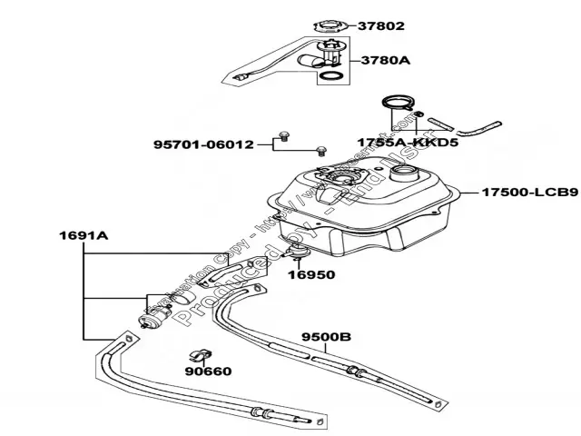 Aforador Kymco Agility 125 2006-2012