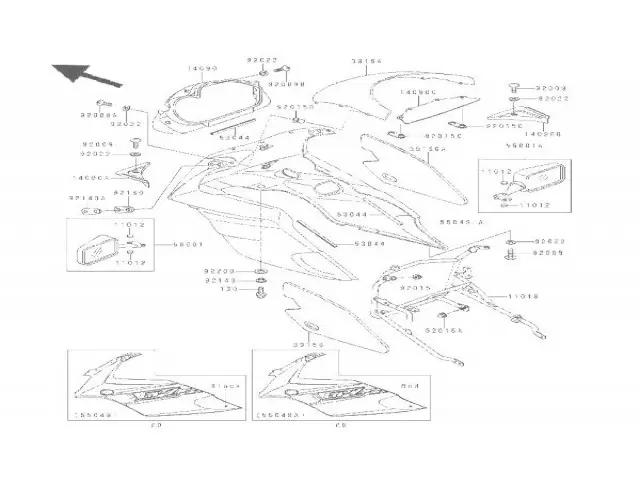 Cupula Kawasaki Gpz 500 1994 - 2003