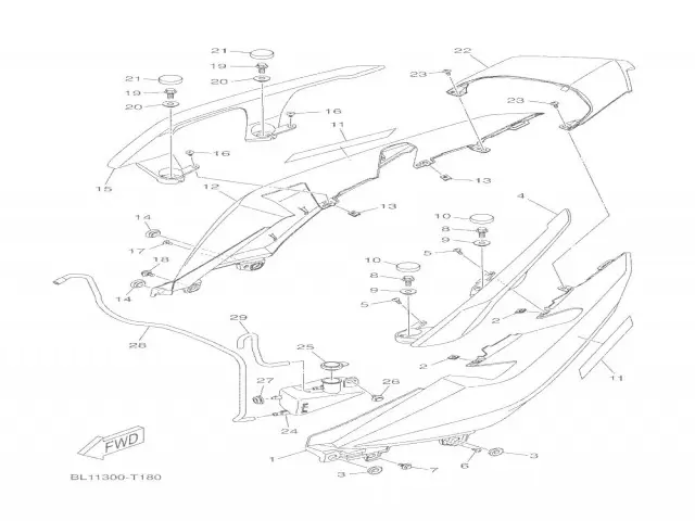 DEPÓSITO ANTICONGELANTE Yamaha Xmax 400 ABS 2017 - 2019