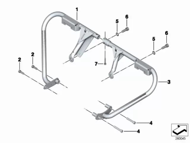 DEFENSAS MOTOR Bmw F800 gs 800 cc 2008 - 2012