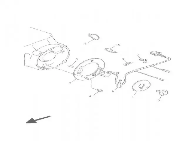 ESTRELLA ENCENDIDO ROTOR Yamaha Xj 900 diversion 1992 - 2000