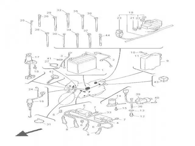 BOBINA ALTA 2-3 Yamaha Xj 900 diversion 1992 - 2000