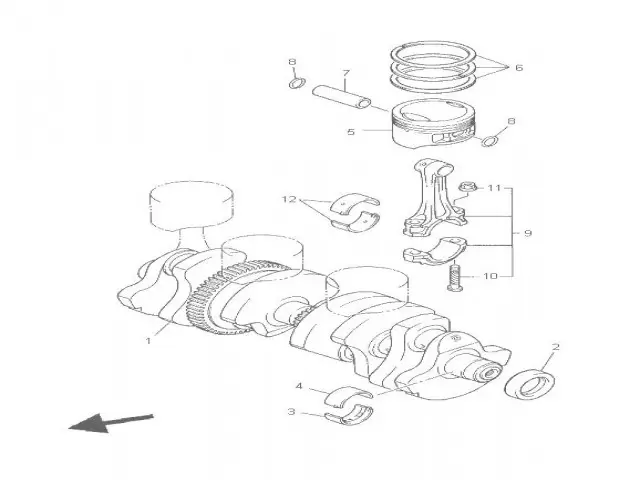 CIGUEñAL Yamaha Xj 900 diversion 1992 - 2000