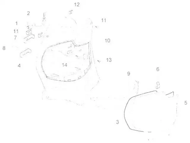 CONTRA ESCUDO Piaggio Fly 2t 50 2003-2010