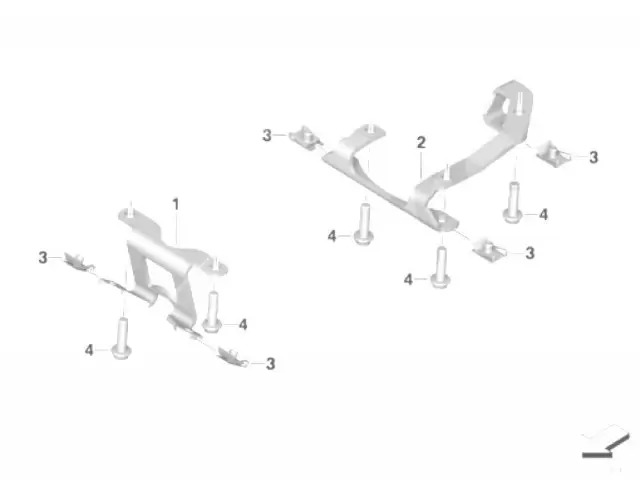 SOPORTES CUBRECARTER Bmw  r 1200gs lc 2013 - 2018