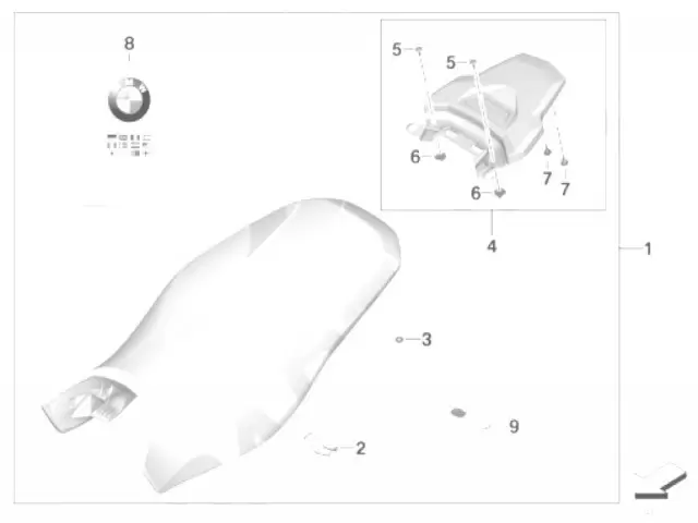ASIENTO COMPLETO RALLY Bmw  r 1200gs lc 2013 - 2018