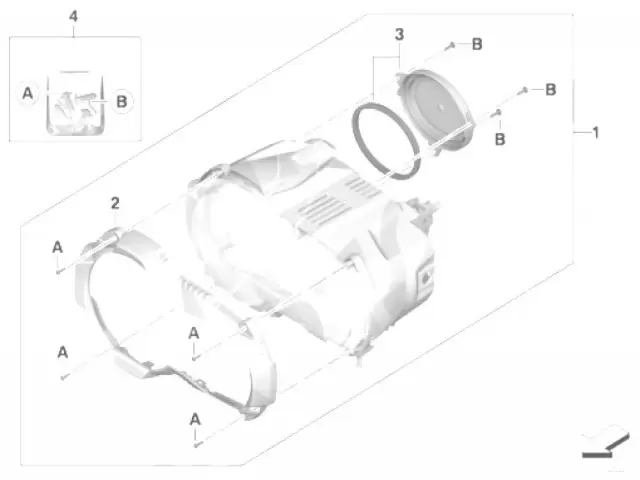 FARO LED Bmw  r 1200gs lc 2013 - 2018