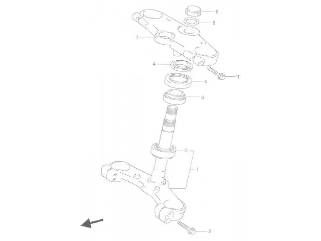 TIJA INFERIOR Suzuki Rf 600 1993-1995