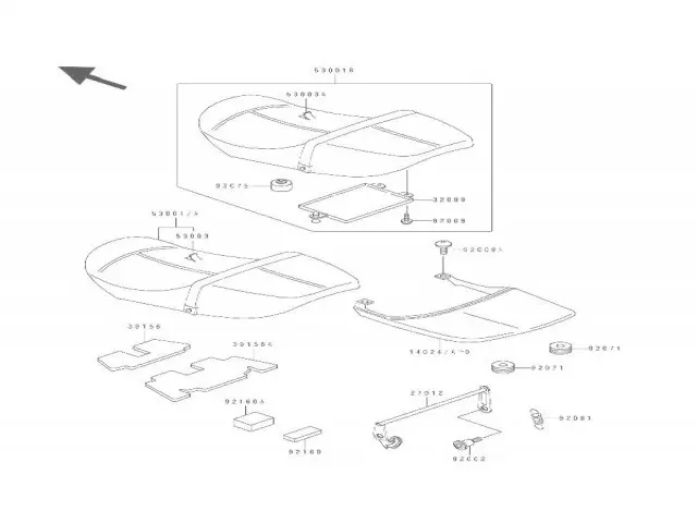 COLIN Kawasaki Zephyr 550 1990-1992