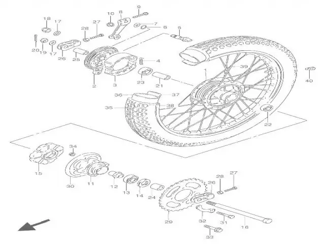 PORTA CORONAS Suzuki Gn 250 1988-1993