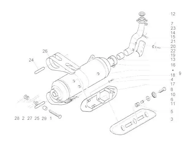 COLECTORES Gilera Nexus 500 2004 - 2006