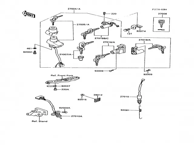INTERRUPTOR PATA DE CABRA Kawasaki Gpz 600 1985-1989