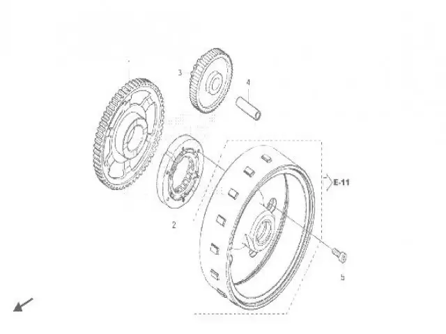 BENDIX DE ARRANQUE Honda cb 500 x 2013 - 2018