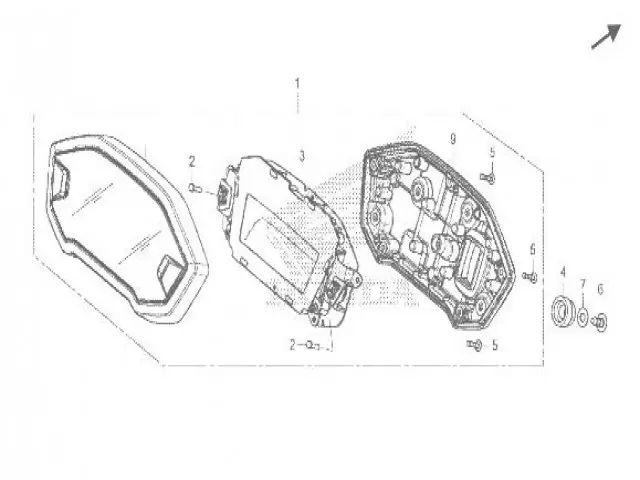 RELOJES COMPLETOS Honda Cb 500 x 2013 - 2018