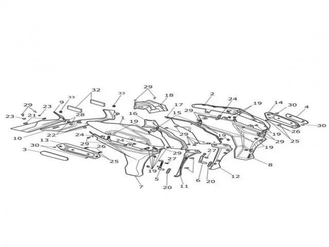 FALDON INFERIOR DERECHO Triumph Tiger explorer 1200 2012 - 2018