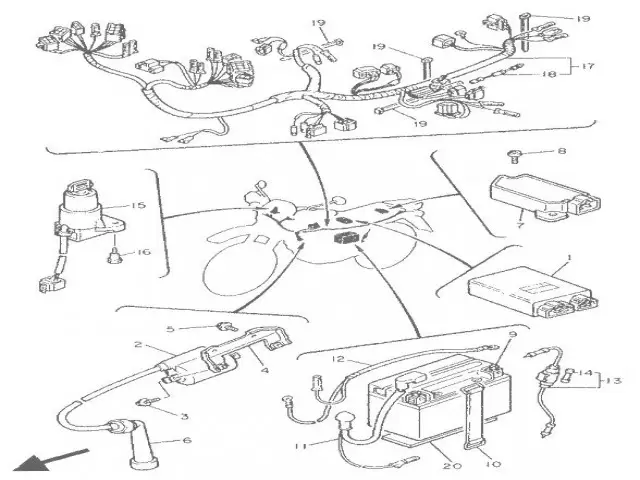 BOBINA ALTA Yamaha Xt e 600 1990-1994
