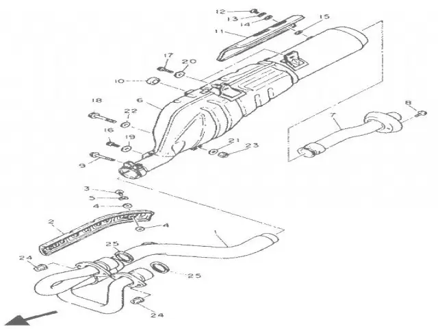 SILENCIOSO Yamaha Xt e 600 1990-1994