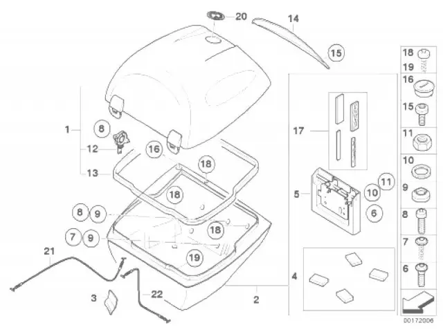 CAJA DE RELES Bmw F800s 800 cc 2006 - 2009