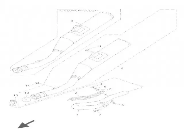 Silencioso  Yamaha Wr 250 2001-2002