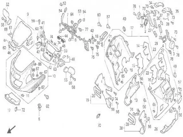 Cupula  Honda Cbr 1000 1990-1992