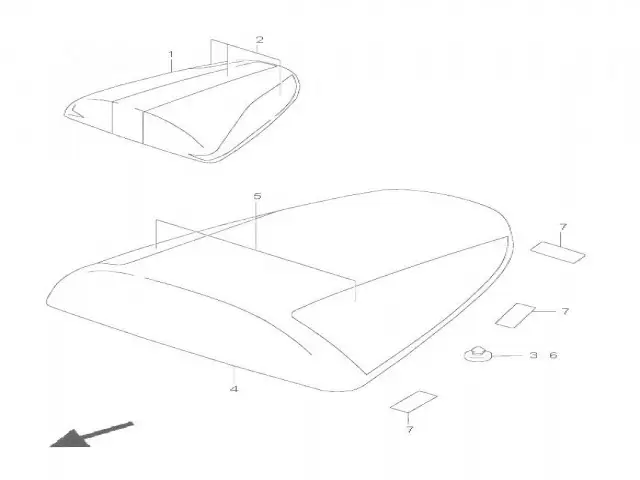 Colin cubre asiento Suzuki Gsx 600 r 1998 - 2000