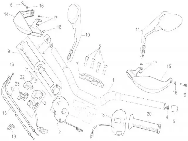 Contrapeso Aprilia Dorsoduro 750 2008 - 2016