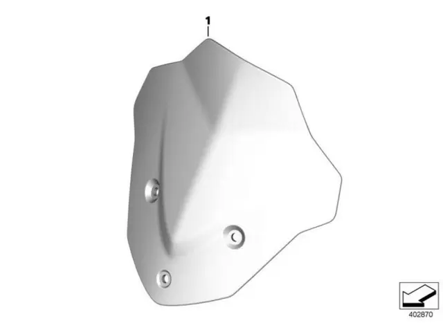 Cupula sobrelevada Bmw F800 r 2017 - 2019
