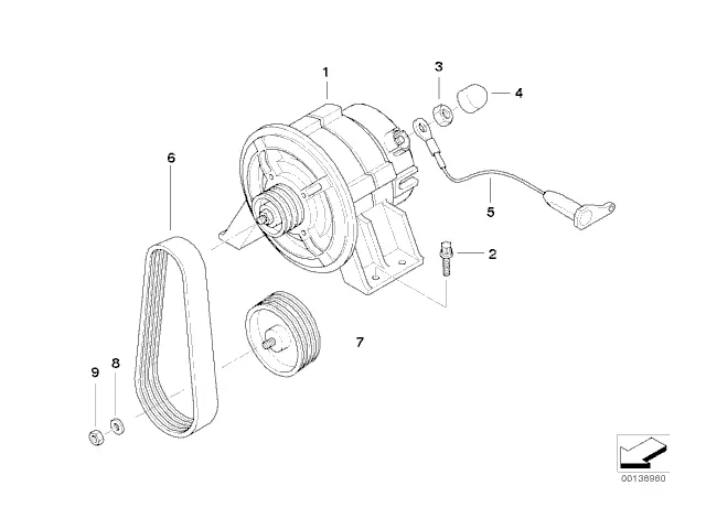 Alternador Bmw R1200 ST 2003 - 2007