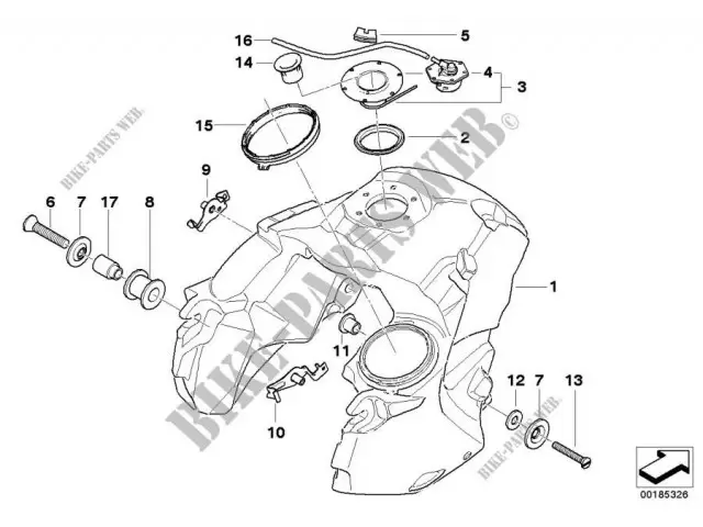 depósito gasolina Bmw r1200 gs 2005 - 2007